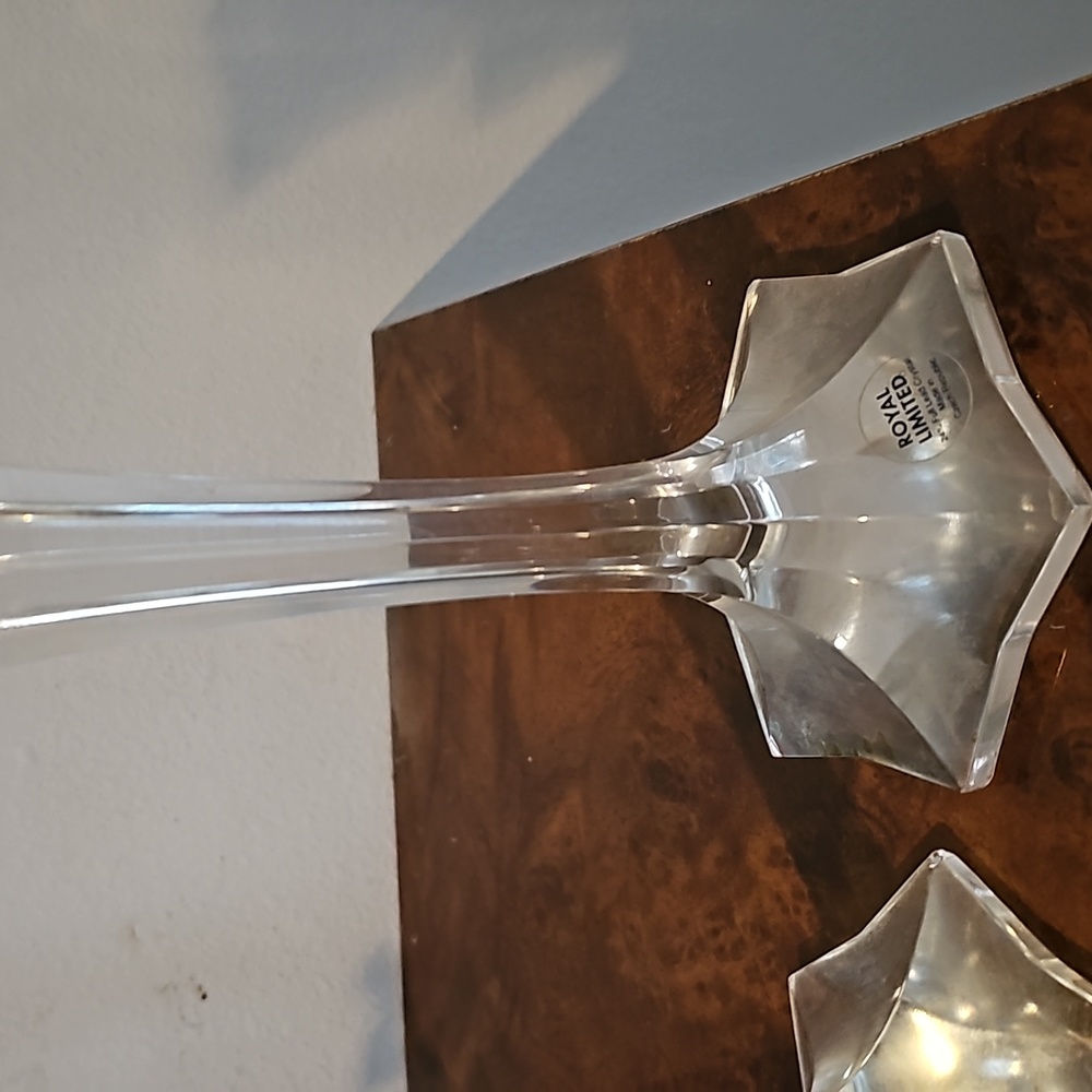 Crystal candle holders - Picture 6 of 8
